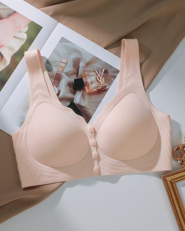 บราตะขอหน้า ไร้โครง เนื้อผ้านุ่มลื่น เก็บกระชับรอบทิศทาง แผ่นหลังรูปตัว U  #2504