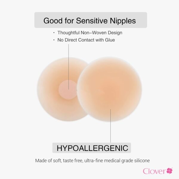 ซิลิโคนปิดจุก เรียบเนียน เป็นธรรมชาติในทุกการเคลื่อนไหว #3103